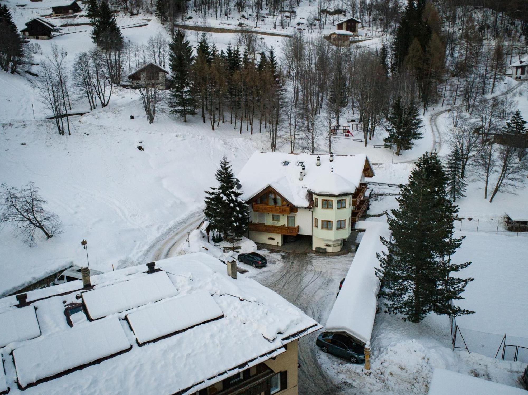 Chalet Vioz Peio Fonti Kültér fotó