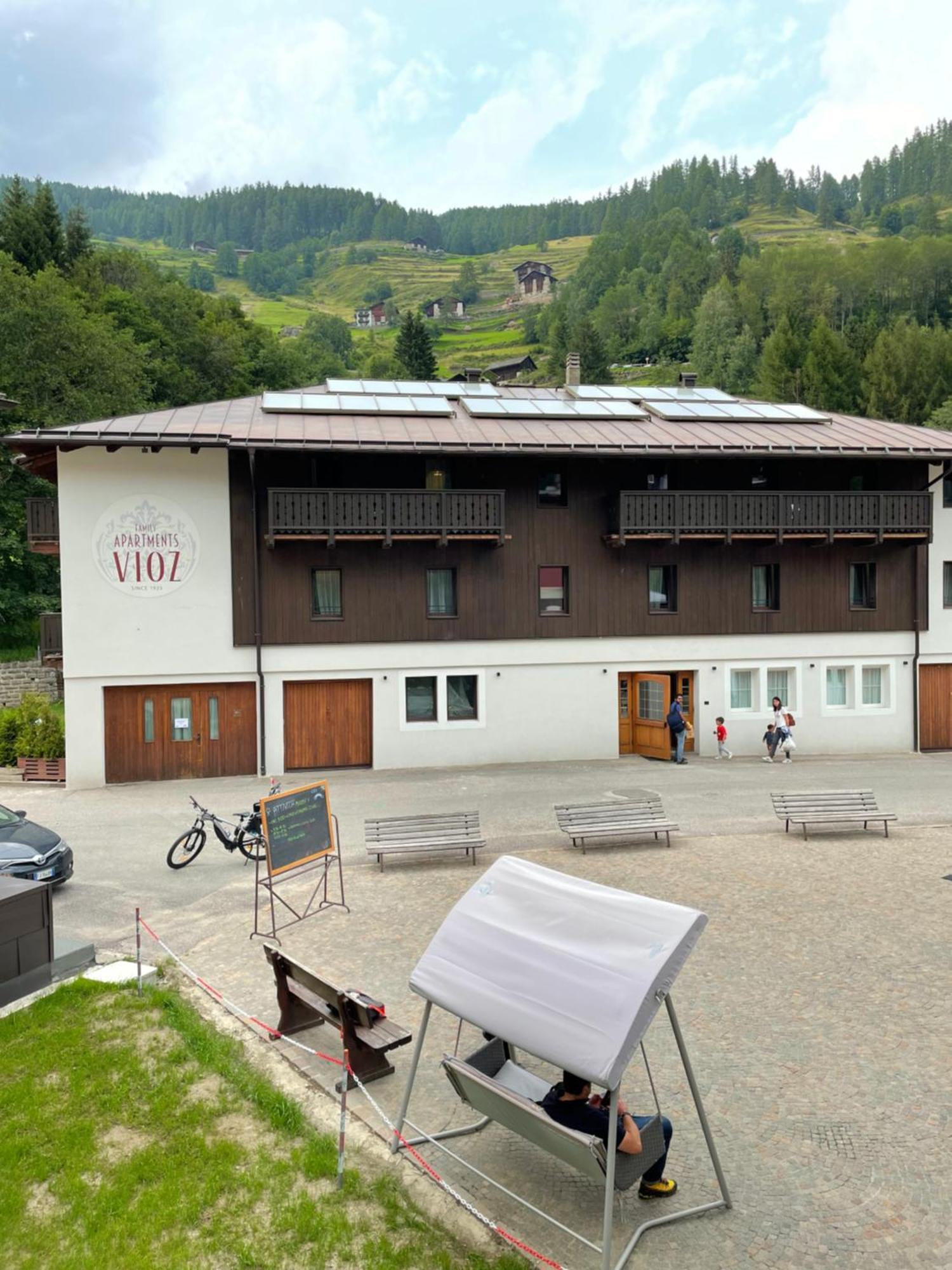Chalet Vioz Peio Fonti Kültér fotó